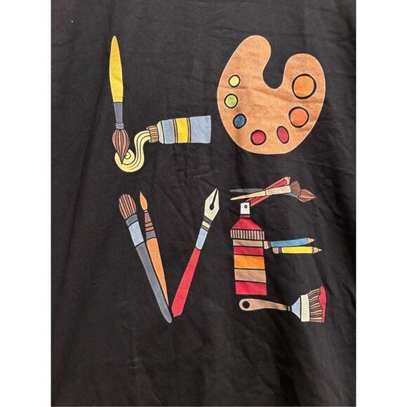 Love Paint T-shirt size Large - Picture 2 of 2